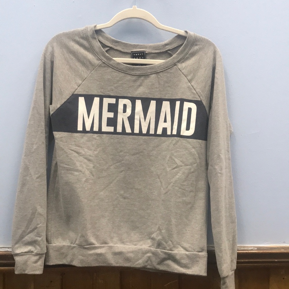 Young Romantics Mermaid Sweatshirt, XS